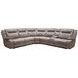 Blake Desert Taupe 6 Piece Performance Fabric Modular Reclining Sectional