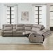 Blake Desert Taupe 6 Piece Performance Fabric Modular Reclining Sectional