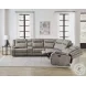 Finn Desert Taupe Performance Fabric Modular Reclining Sectional