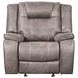 Blake Desert Taupe Performance Fabric Glider Recliner