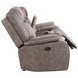 Blake Desert Taupe Performance Fabric Reclining Console Loveseat