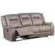 Blake Desert Taupe Performance Fabric Reclining Sofa
