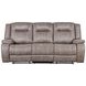 Blake Desert Taupe Performance Fabric Reclining Sofa