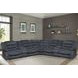 Bolton Misty Storm Performance Fabric 7 Piece Modular Reclining Sectional