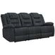Bolton Misty Storm Performance Fabric Dual Reclining Sofa