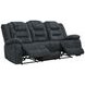 Bolton Misty Storm Performance Fabric Dual Reclining Sofa