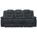 Bolton Misty Storm Performance Fabric Dual Reclining Sofa