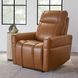 Bradford Steamboat Ecru Leather Zero Gravity Power Recliner