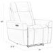 Bradford Steamboat Marine Leather Zero Gravity Power Recliner