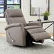 Bristol Graphite Leather Swivel Glider Recliner