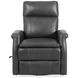 Bristol Raven Leather Swivel Glider Recliner