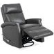 Bristol Raven Leather Swivel Glider Recliner