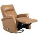 Bristol Russet Leather Swivel Glider Recliner