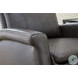 Brindleton Raven Leather Swivel Glider Recliner