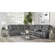 Caldwell Tahoe Charcoal 6 Piece Modular Power Reclining Sectional With Power Headrests