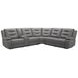 Caldwell Tahoe Charcoal 6 Piece Modular Power Reclining Sectional With Power Headrests