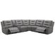 Caldwell Tahoe Charcoal 6 Piece Modular Power Reclining Sectional With Power Headrests