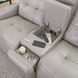 Canterbury Pewter Zero Gravity Power Reclining Console Loveseat With Power Headrest