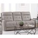 Canterbury Pewter Zero Gravity Power Reclining Sofa With Power Headrest