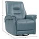 Carnegie Verona Azure Power Cordless Swivel Glider Recliner with Power Headrest