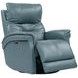 Carnegie Verona Azure Power Cordless Swivel Glider Recliner with Power Headrest