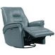 Carnegie Verona Azure Power Cordless Swivel Glider Recliner with Power Headrest