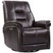 Carnegie Verona Coffee Power Cordless Swivel Glider Recliner with Power Headrest