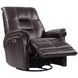 Carnegie Verona Coffee Power Cordless Swivel Glider Recliner with Power Headrest