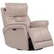 Carnegie Verona Linen Power Cordless Swivel Glider Recliner with Power Headrest