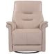 Carnegie Verona Linen Power Cordless Swivel Glider Recliner with Power Headrest