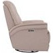Carnegie Verona Linen Power Cordless Swivel Glider Recliner with Power Headrest