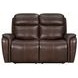 Cascade Auburn Leather Power Reclining Loveseat