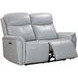 Cascade Seamist Grey Power Reclining Loveseat With Power Headrest