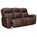 Cascade Auburn Leather Power Reclining Sofa
