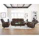 Cascade Auburn Leather Power Reclining Sofa