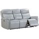 Cascade Seamist Grey Power Reclining Sofa With Power Headrest