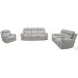 Calgary Stone Leather Power Reclining Living Room Set