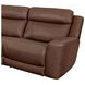 Calgary Autumn Umber Leather 7 Piece Modular Power Reclining Sectional