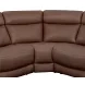 Carrith Autumn Umber Leather 7 Piece Modular Power Reclining Sectional
