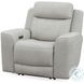 Carrith Stone Leather Power Recliner