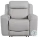Calgary Stone Leather Power Reclining Living Room Set