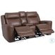Carrith Autumn Umber Leather Power Reclining Living Room Set