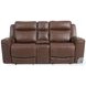 Carrith Autumn Umber Leather Power Reclining Living Room Set