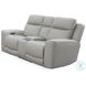 Carrith Stone Leather Power Reclining Living Room Set