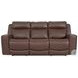 Carrith Autumn Umber Leather Power Reclining Living Room Set