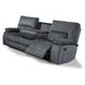 Chapman Polo Performance Fabric Dual Reclining Sofa with Drop Down Console