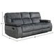 Chapman Polo Performance Fabric Dual Reclining Sofa with Drop Down Console
