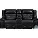 Claverton Phantom Reclining Console Loveseat