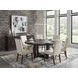 Harbor Drift Burnt Timber 4 Door Entertainment Credenza