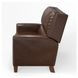 Connor Espresso Leather Recliner